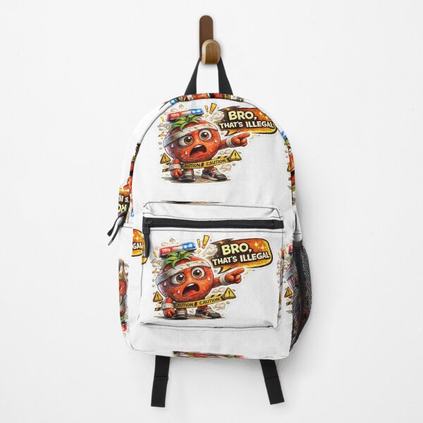 Item preview, Bro Thats Illegal Tomato Meme designed and sold by Bhinfy.