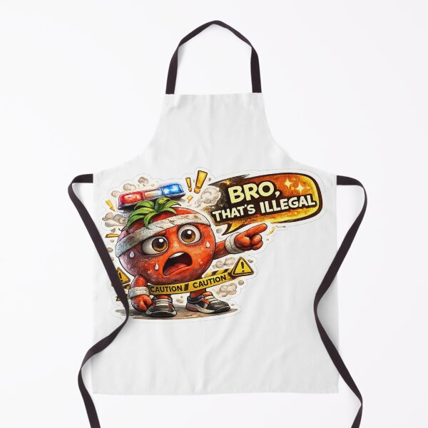 Item preview, Bro Thats Illegal Tomato Meme designed and sold by Bhinfy.