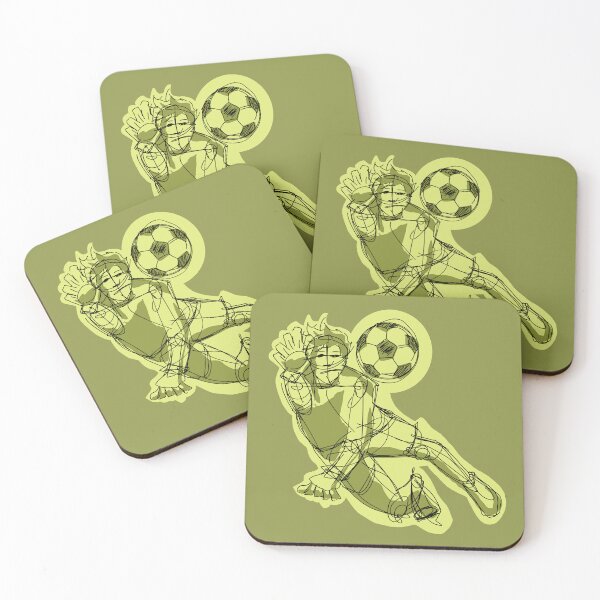 Item preview, Goalkeeper With green background  designed and sold by missmann.