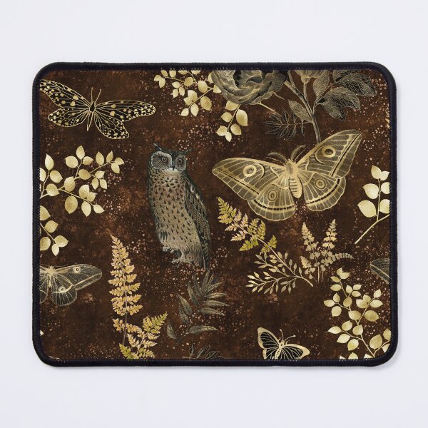 Item preview, Magical Forest Dark Goblincore Aesthetic Pattern designed and sold by CanisArtStudio.