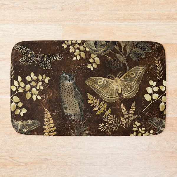 Item preview, Magical Forest Dark Goblincore Aesthetic Pattern  designed and sold by CanisArtStudio.