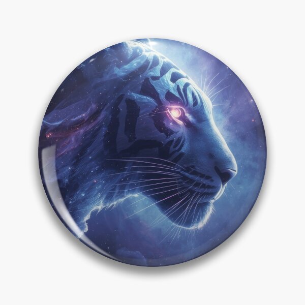 Item preview, Cosmic Tiger Art with Nebula Background designed and sold by Nick Seidel.