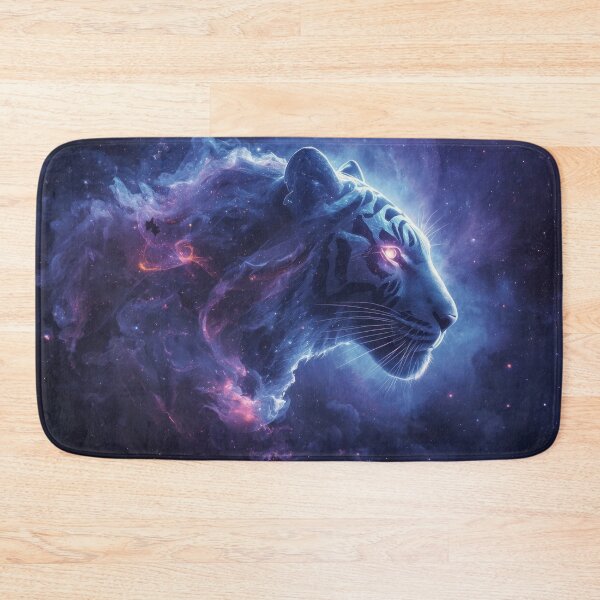 Item preview, Cosmic Tiger Art with Nebula Background designed and sold by Nick Seidel.