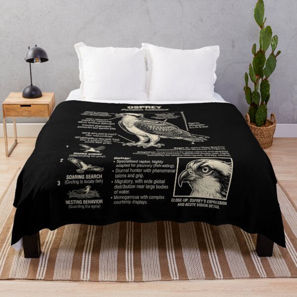 Item preview, Osprey Scientific Anatomy Ornithology Animal Lover designed and sold by Kimberley King Art King Art.