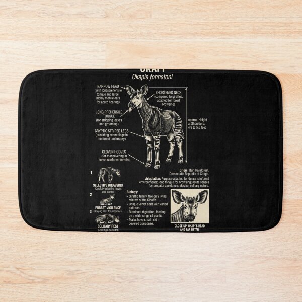 Item preview, Okapi Scientific Anatomy Biology Animal Lover designed and sold by Kimberley King Art  King Art.