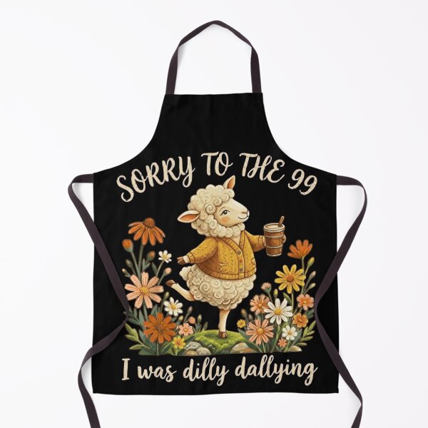 Item preview, Sorry To The 99 I Was Dilly Dallying Cute Sheep Coffee Art designed and sold by haitrieuic96.