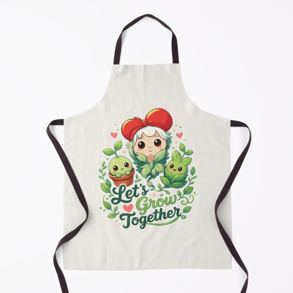 Item preview, Let's Grow Together - Cute Kawaii Gardening Friends designed and sold by BlackSector77.