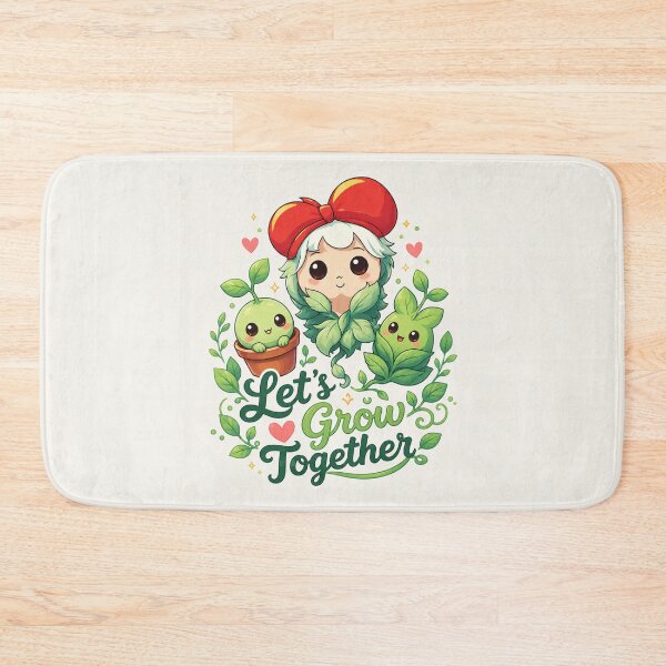 Item preview, Let's Grow Together - Cute Kawaii Gardening Friends designed and sold by BlackSector77.