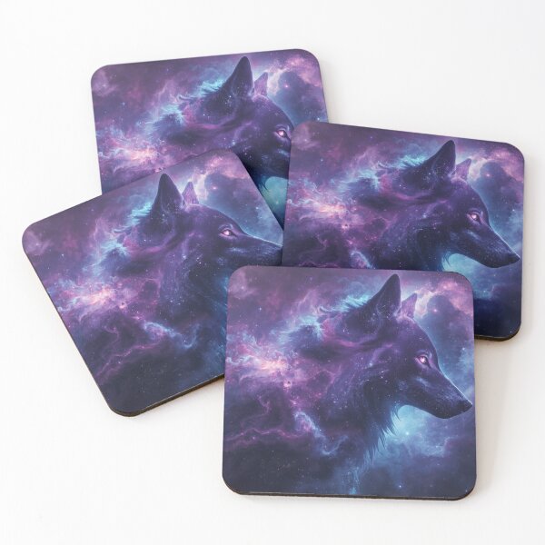 Item preview, Cosmic Wolf Art Print designed and sold by Nick Seidel.