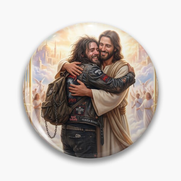 Item preview, Metalhead welcomed by Jesus designed and sold by WiseBow.