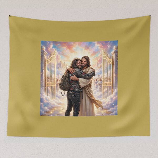 Item preview, Metalhead welcomed by Jesus designed and sold by WiseBow.