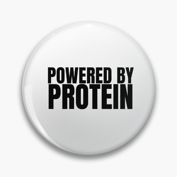 Item preview, “Powered By Protein - Gym Fitness Workout T-Shirt” designed and sold by EliteWearCorp.