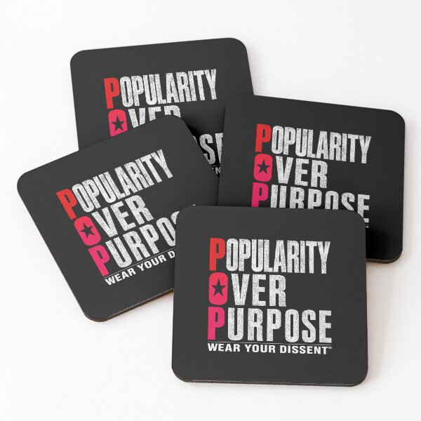 Item preview, WEAR YOUR DISSENT TM - MUSIC - POP - Popularity Over Purpose designed and sold by MetusArt.