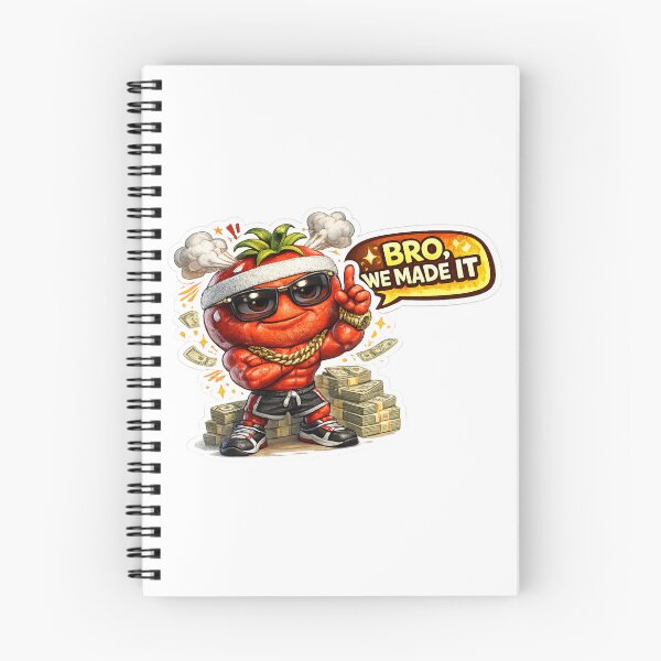 Item preview, Bro We Made It Funny Tomato Hustle Meme Gift designed and sold by Bhinfy.
