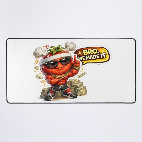 Item preview, Bro We Made It Funny Tomato Hustle Meme Gift designed and sold by Bhinfy.