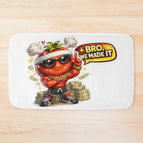 Item preview, Bro We Made It Funny Tomato Hustle Meme Gift designed and sold by Bhinfy.