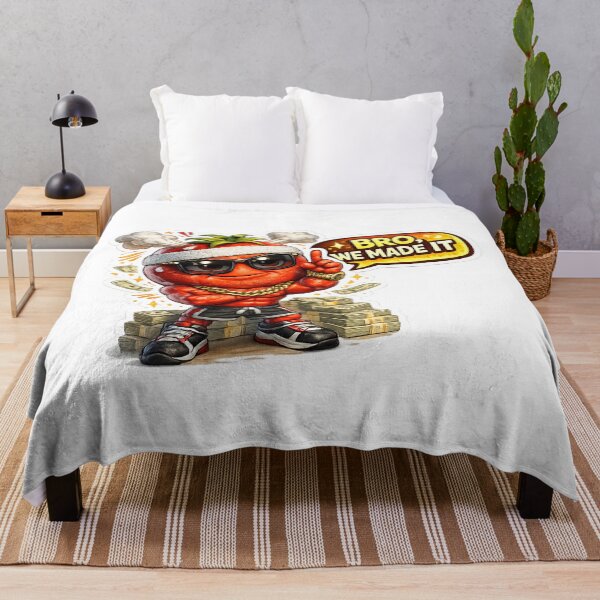 Item preview, Bro We Made It Funny Tomato Hustle Meme Gift designed and sold by Bhinfy.