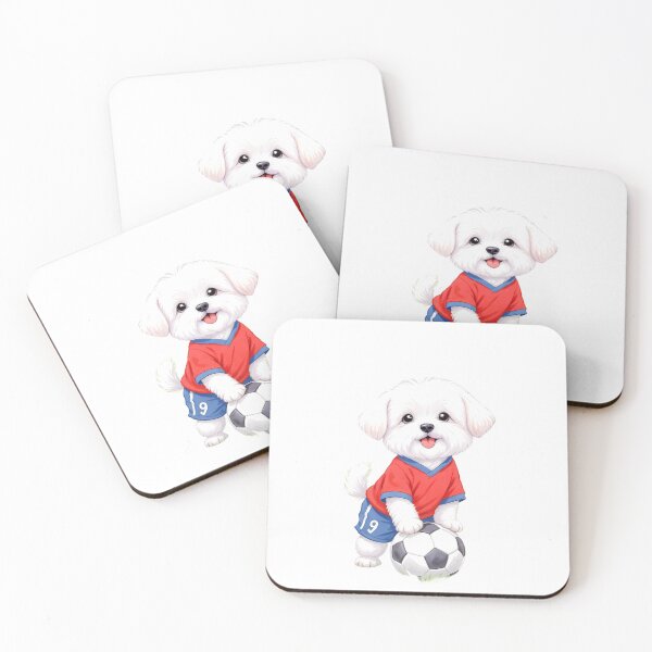 Item preview, Maltese Soccer Digital Art designed and sold by Kedspicedesign.