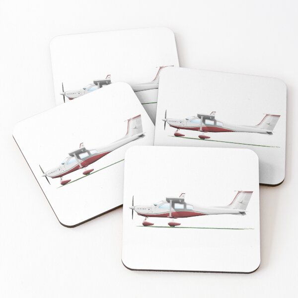 Item preview, Jabiru Aircraft J230 designed and sold by Grubby Fingers Aircraft Illustration.