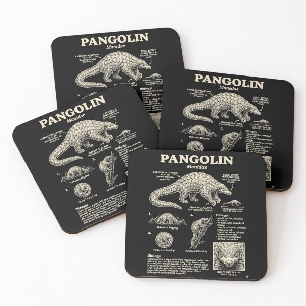 Item preview, Pangolin Scientific Anatomy Biology Animal Lover designed and sold by Kimberley King Art  King Art.