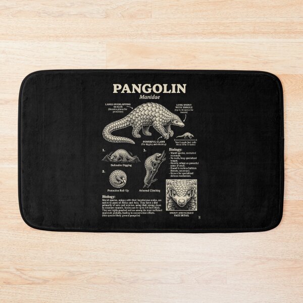 Item preview, Pangolin Scientific Anatomy Biology Animal Lover designed and sold by Kimberley King Art  King Art.