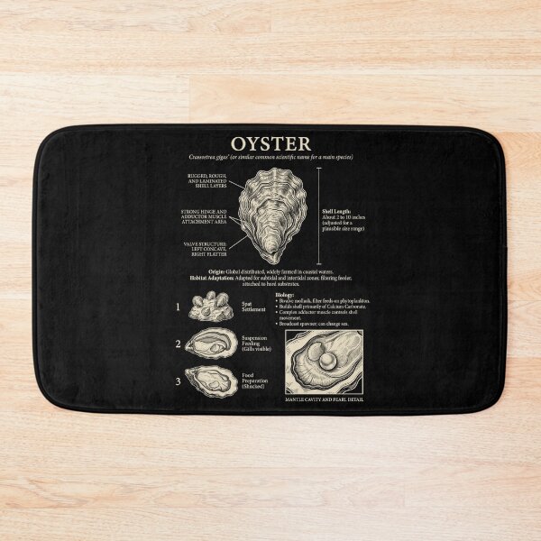 Item preview, Oyster Scientific Anatomy Biology Animal Lover designed and sold by Kimberley King Art  King Art.