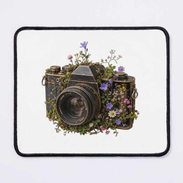 Item preview, Vintage Camera, Wildflower Overgrowth designed and sold by Inky Atlas.