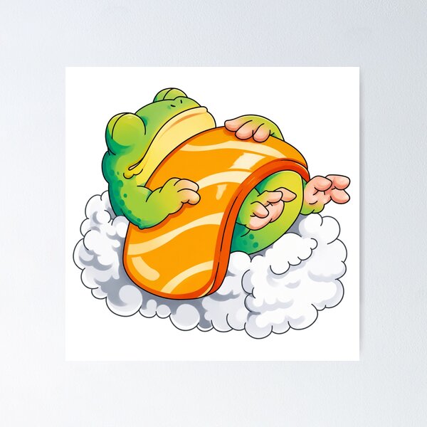 Item preview, Sushi dreams among the clouds designed and sold by The-old-sveinn.