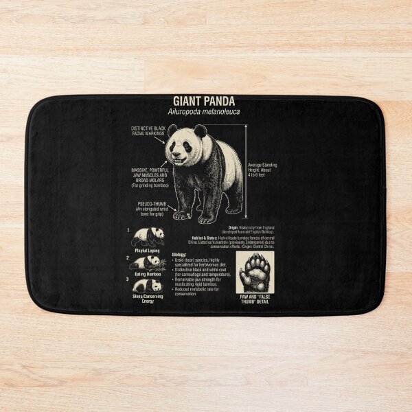 Item preview, Panda Scientific Anatomy Biology Animal Lover designed and sold by Kimberley King Art  King Art.