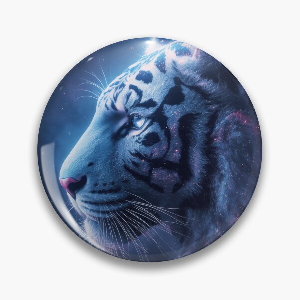 Item preview, Cosmic White Tiger Art designed and sold by Nick Seidel.