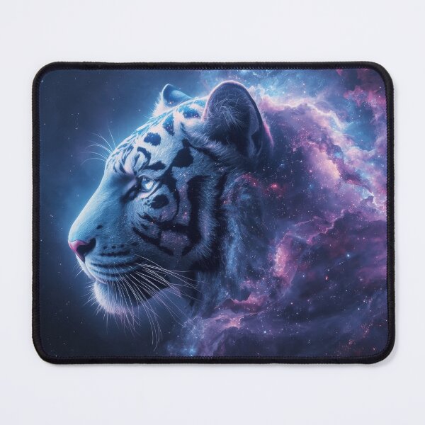 Item preview, Cosmic White Tiger Art designed and sold by Nick Seidel.