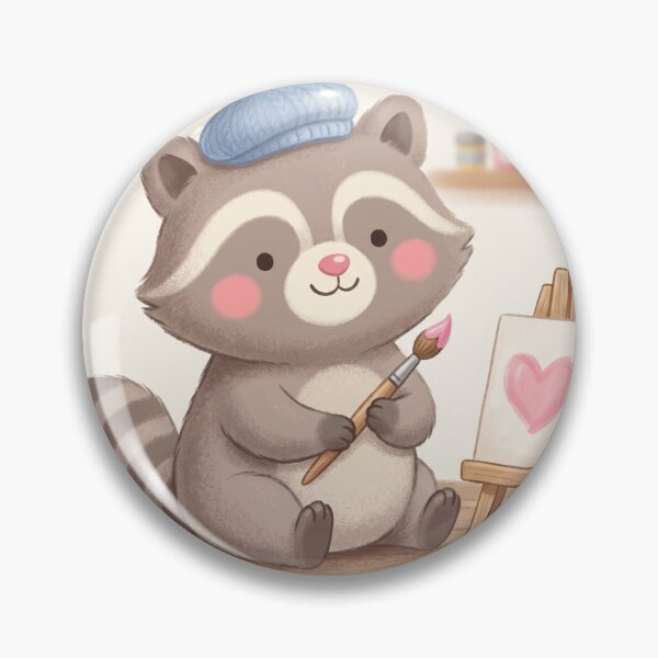 Item preview, Create with Love Raccoon Shirt | Cute Artist Raccoon Illustration designed and sold by DmaarGroup.