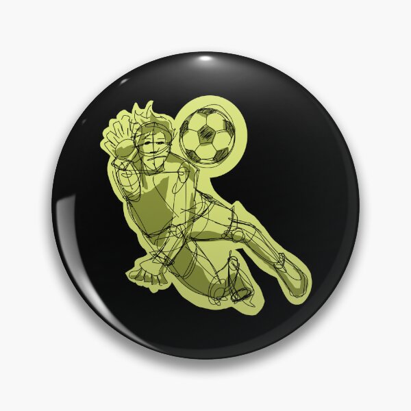 Item preview, Goalkeeper With Black Background  designed and sold by missmann.