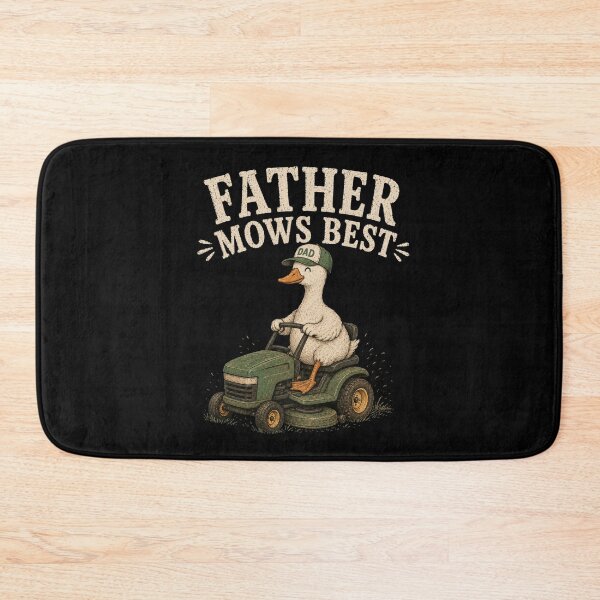 Item preview, Farmer Dad Duck Riding Lawn Mower Vintage Father Humor Art designed and sold by MotivaChic.