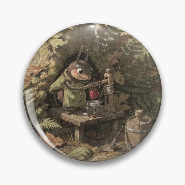 Item preview, Beetle Folk Pressing Berry Cider - Forest Folk designed and sold by PictorialWhimsy.