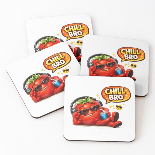 Item preview, Chill Bro Funny Tomato Cartoon Meme Gift designed and sold by Bhinfy.