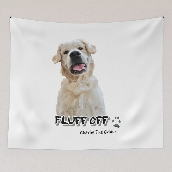 Item preview, Fluff Off Funny Dog Canine Portrait Wearable designed and sold by StranHabesre51.