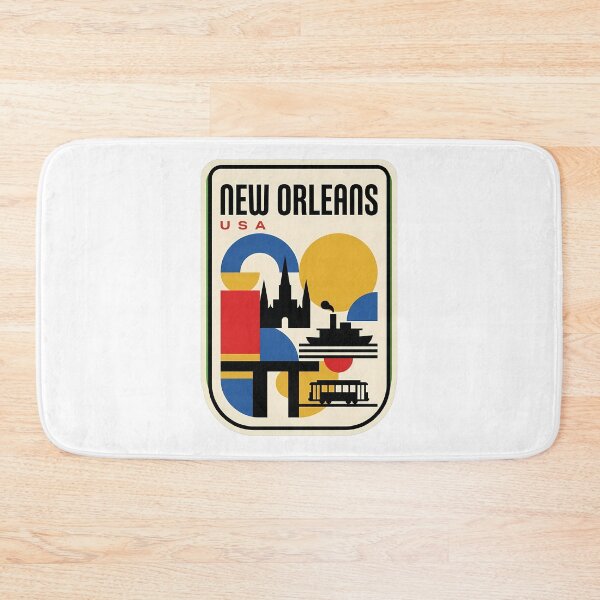 Item preview, Retro New Orleans Louisiana Geometric Landmarks designed and sold by k3rstman1.