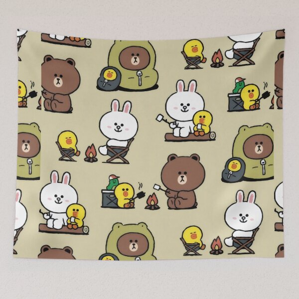 Item preview, Sally & Brown bear Friends / So Pretty night designed and sold by Billy Morfo™.