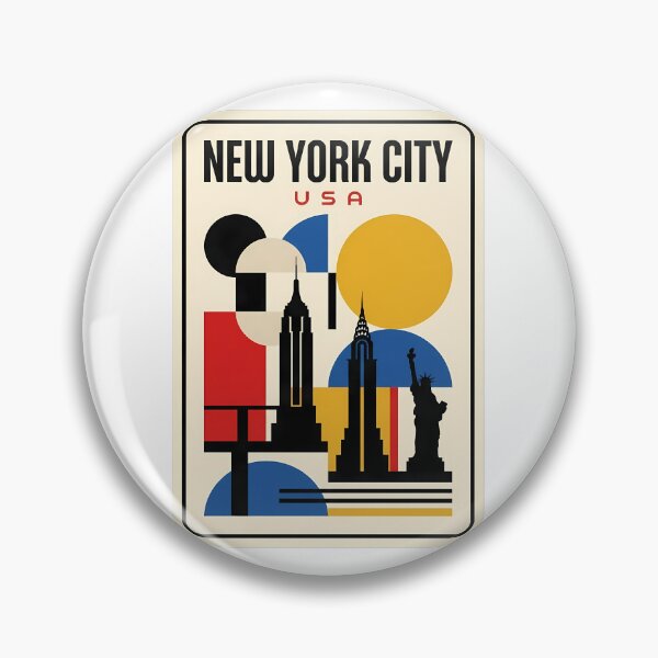 Item preview, Vintage Bauhaus Style New York City Skyline designed and sold by k3rstman1.
