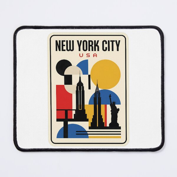 Item preview, Vintage Bauhaus Style New York City Skyline designed and sold by k3rstman1.