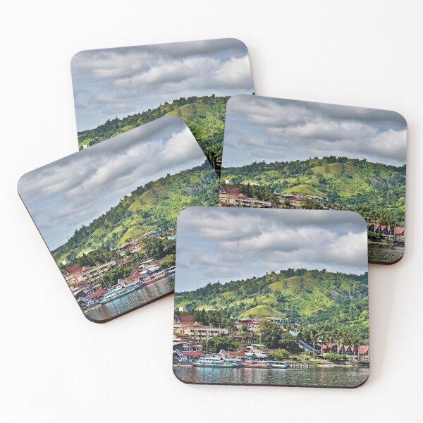 Item preview, A colorful village at the foot of the hills designed and sold by franck380.