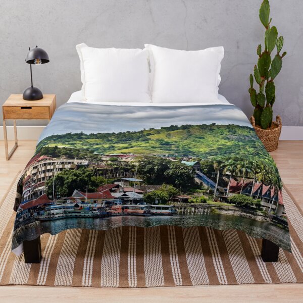 Item preview, A colorful village at the foot of the hills designed and sold by franck380.