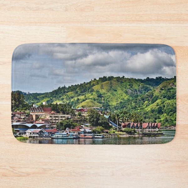 Item preview, A colorful village at the foot of the hills designed and sold by franck380.