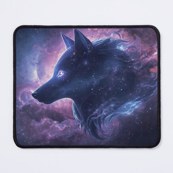 Item preview, Cosmic Wolf Head Art with Galaxy Background designed and sold by Nick Seidel.