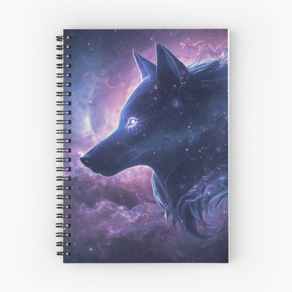 Item preview, Cosmic Wolf Head Art with Galaxy Background designed and sold by Nick Seidel.