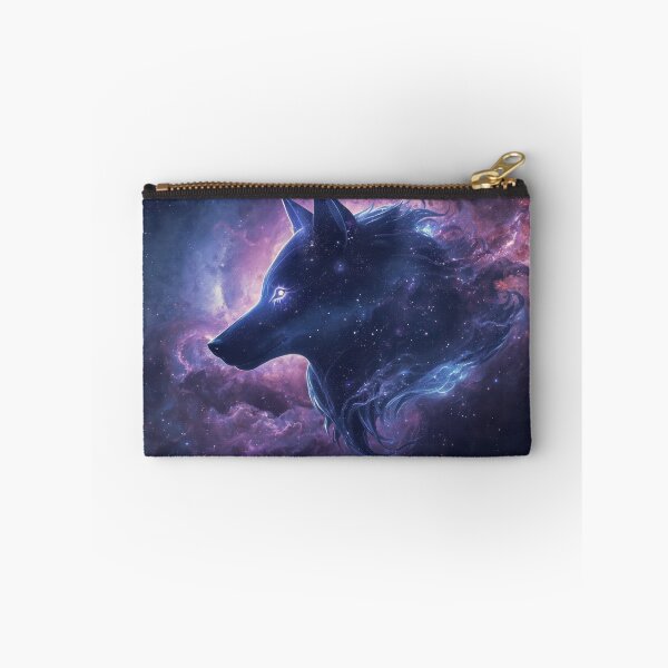 Item preview, Cosmic Wolf Head Art with Galaxy Background designed and sold by Nick Seidel.