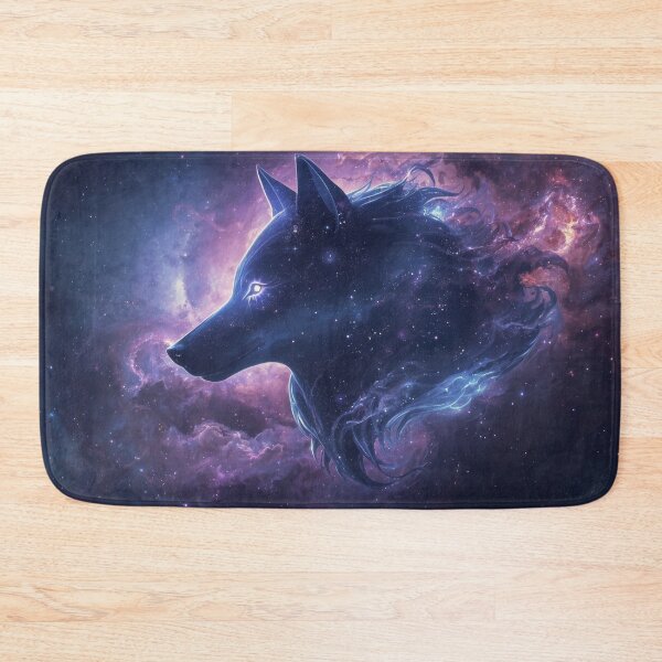 Item preview, Cosmic Wolf Head Art with Galaxy Background designed and sold by Nick Seidel.