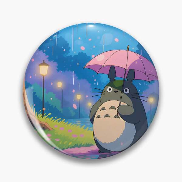 Item preview, Cute kawaii art monster [[totoros]] -%[ghiblis]%- rainy day aways  designed and sold by kuumeiji.