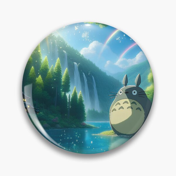 Item preview, Cute kawaii art [[totoross]] chill -%[ghiblis]%- side lake aways  designed and sold by kuumeiji.